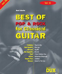 Dux Best of Pop & Rock for Classical Guitar Vol.10