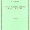Gariboldi - Vingt etudes pour la flute