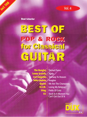 Dux Best of Pop & Rock for Classical Guitar Vol.4