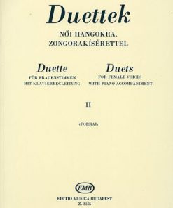 Duettek (Duets for Female Voices) volume 2