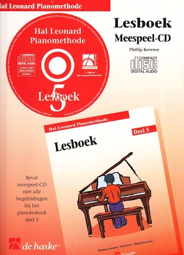 Hal Leonard Pianomethode Lesboek 5 cd