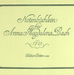 Notenbuchlein Anna Magdalena Bach 1725
