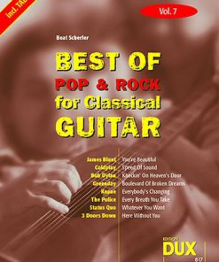 Dux Best of pop & rock for Classical Guitar Vol.7