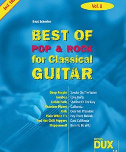 Dux Best of pop & rock for Classical Guitar Vol.8